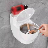 PVC & Steel Toilet shaped Wall-mounted Ashtray