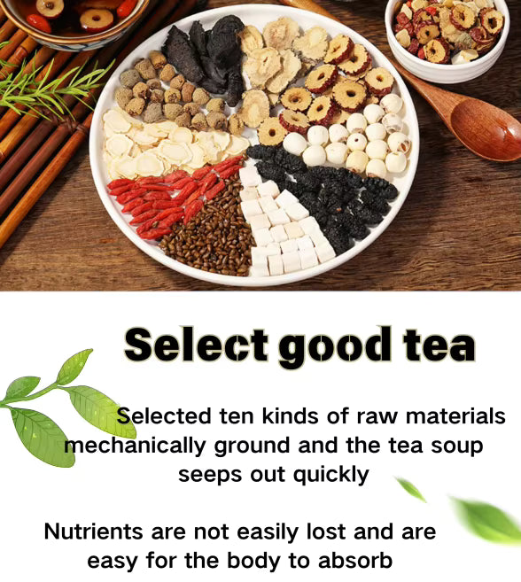 Ginseng Five Treasure Tea Natural Organic Chinese Herbal Tea for Women & Men