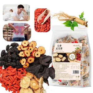 Ginseng Five Treasure Tea Natural Organic Chinese Herbal Tea for Women & Men