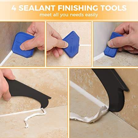 Silicone Caulking Tools – 3-in-1 Finishing & Remover Kit