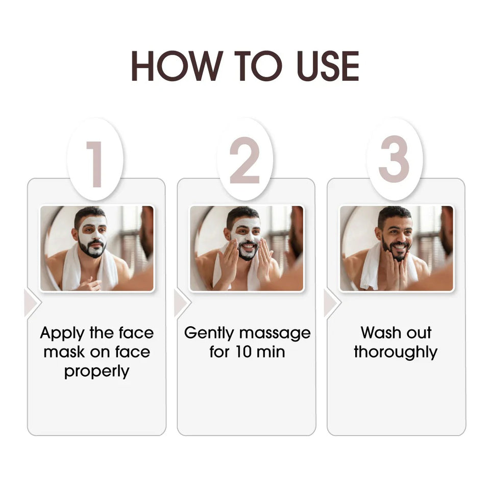 Men's Enzyme De-Tan Face Pack For Face & Body