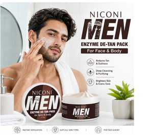 Men's Enzyme De-Tan Face Pack For Face & Body
