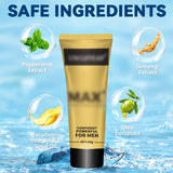 Male Body Massage Cream Extender Cream Thicker Longer Strong for Male (Gold)