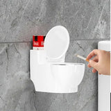 PVC & Steel Toilet shaped Wall-mounted Ashtray