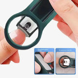 Nail Clippers with Storage Box And Magnifying Glass